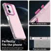 Red Shockproof Phone Case for Redmi Note 13R Pro - Candy PC Hybrid TPU - 3