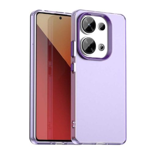 Redmi Note 13 Pro 4G Shockproof Candy PC Hybrid TPU Case - Purple - 1