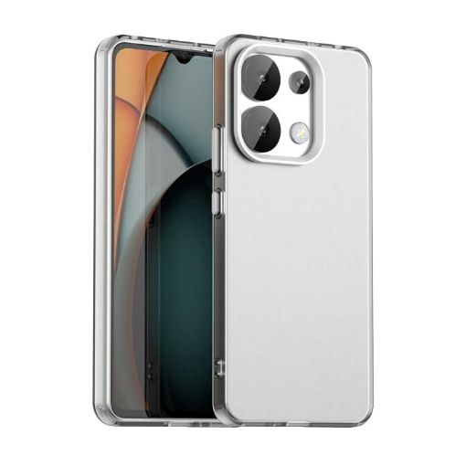 Redmi Note 13 4G Shockproof Phone Case - White Candy PC Hybrid TPU - 1
