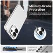 Redmi Note 13 4G Shockproof Phone Case - White Candy PC Hybrid TPU - 2