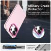 Red Shockproof Phone Case for Redmi Note 13 4G - Candy PC Hybrid TPU - 2