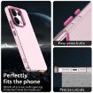 Red Shockproof Phone Case for Redmi Note 13 4G - Candy PC Hybrid TPU - 3