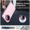 Red Shockproof Phone Case for Redmi K80/Xiaomi Poco F7 Pro - Candy PC Hybrid TPU - 2
