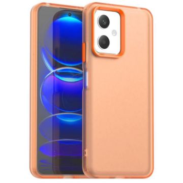 Redmi Note 12 5G/Poco X5 Shockproof Orange Phone Case - Hybrid TPU/PC - 1