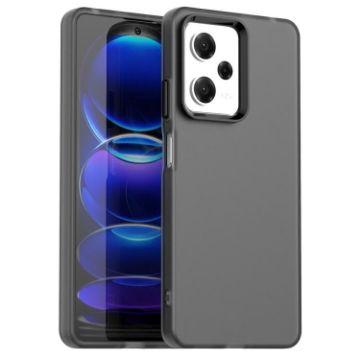 Redmi Note 12 Pro 5G Global Shockproof Phone Case Black - Candy PC TPU - 1