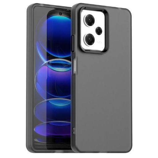 Redmi Note 12 Pro 5G Global Shockproof Phone Case Black - Candy PC TPU - 1