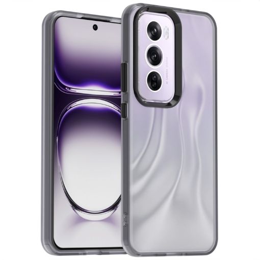 OPPO Reno12 Global Candy PC Hybrid TPU Shockproof Case - Black - 1