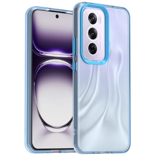 OPPO Reno12 Global Candy PC Hybrid TPU Shockproof Case - Blue - 1
