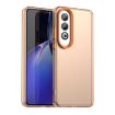 OPPO K12 Plus Shockproof Phone Case - Candy Orange Hybrid TPU PC - 1