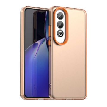 OPPO K12 Plus Shockproof Phone Case - Candy Orange Hybrid TPU PC - 1