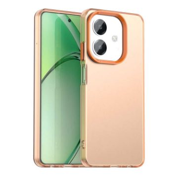 OPPO A3 4G Shockproof Phone Case - Orange Candy PC Hybrid TPU - 1