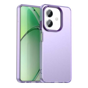 OPPO A3 5G Global Candy PC TPU Shockproof Phone Case - Purple - 1
