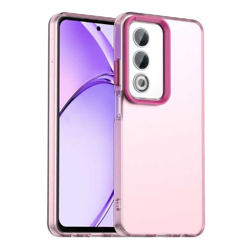 OPPO A3 Pro Global Candy PC Hybrid TPU Shockproof Case - Red - 1