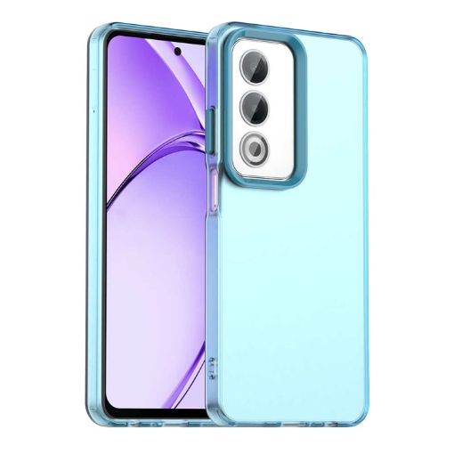 OPPO A3 Energy Candy Blue PC Hybrid TPU Shockproof Phone Case - 1