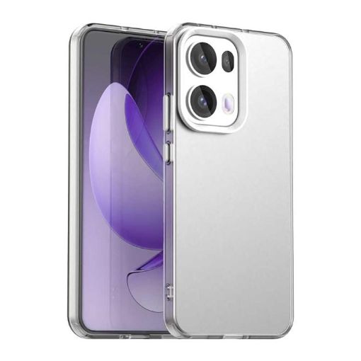 OPPO Reno13 Pro 5G Shockproof Phone Case - White, Hybrid TPU/PC - 1