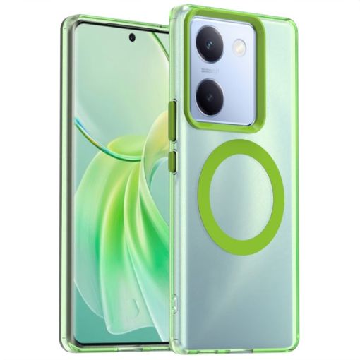 Vivo Y200 Pro Green Candy Magsafe PC Hybrid TPU Phone Case - 1