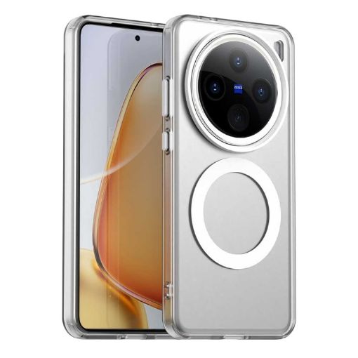 Vivo X200 Pro Mini Candy Magsafe PC Hybrid TPU Case - White - 1