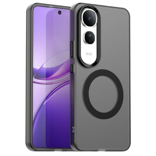 Vivo V50 Lite 5G Black Candy Magsafe PC Hybrid TPU Phone Case - 1