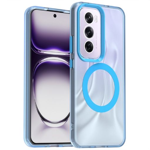OPPO Reno12 Pro Global Candy Magsafe PC TPU Phone Case - Blue - 1
