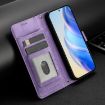 Realme Neo7 Turbo Purple Leather Phone Case with Multi-Card Slots & Zipper - 2