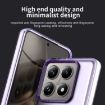 Xiaomi 14T Candy Magsafe Phone Case - Purple PC Hybrid TPU Cover - 7