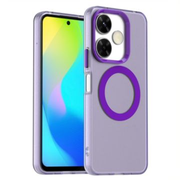 Xiaomi Poco M6 Plus Purple Candy Magsafe PC Hybrid TPU Phone Case - 1