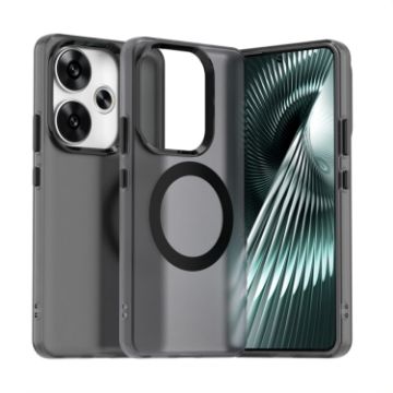 Xiaomi Poco F6 5G Magsafe Hybrid TPU Phone Case - Black - 1