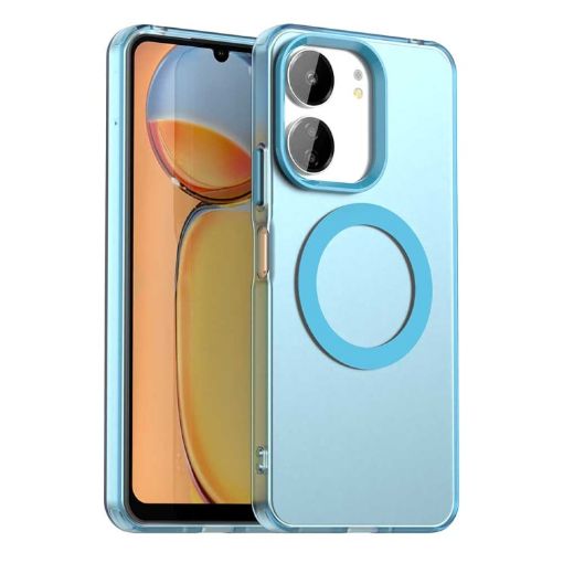 Xiaomi Poco C65 Blue Magsafe PC Hybrid TPU Phone Case - 1