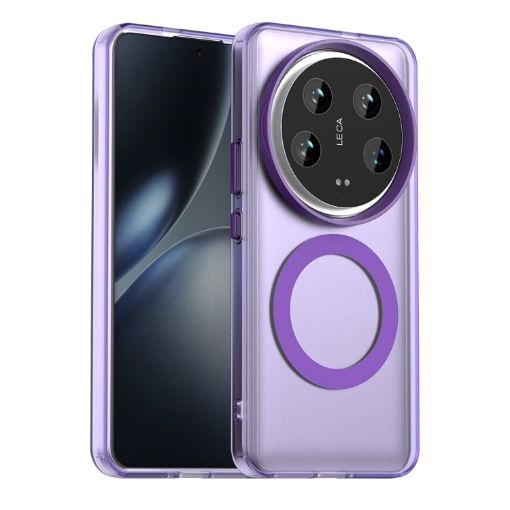 Xiaomi 14 Ultra Candy Magsafe Phone Case - Purple Hybrid TPU PC - 1