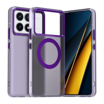 Redmi K70 Candy Magsafe PC Hybrid TPU Phone Case - Purple - 1
