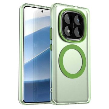 Redmi Note 14 Pro 5G Green Candy Magsafe PC Hybrid TPU Case - 1