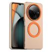 Redmi A3 Orange Magsafe PC Hybrid TPU Phone Case - 1
