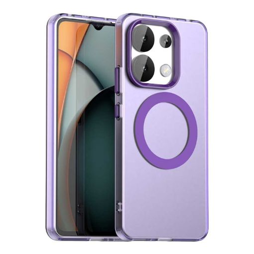 Redmi Note 13 4G Purple Candy Magsafe PC Hybrid TPU Case - 1