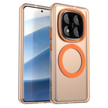 Redmi Note 14 Pro 4G Orange Magsafe Hybrid TPU Phone Case - 1