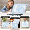 iPad Pro 13 2024 Blue Crystal Armor Hybrid Case with Pen Slot - 5
