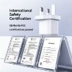 JOYROOM JR-TCG15 30W GaN USB-C Mini Charger, UK Plug, White - 7
