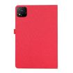 Infinix Xpad Red Fabric Texture Flip Leather Tablet Case - 3