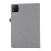 Infinix Xpad Gray Fabric Texture Flip Leather Tablet Case - 3
