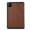 Infinix Xpad Brown TPU Flip Tablet Leather Case - Protective Cover - 3