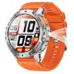 K65 1.43" Smart Watch with Bluetooth Call, Heart Rate & Blood Oxygen - Orange - 1