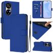 Ulefone Note 17 Pro Dark Blue Leather Phone Case with Lanyard - 1