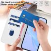 ZTE Blade A52 Lite White Leather Phone Case with Lanyard - 7