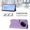 Tecno Camon 40 Premier Lavender Purple Leather Case with Lanyard - 3