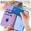Tecno Camon 40 Premier Lavender Purple Leather Case with Lanyard - 5