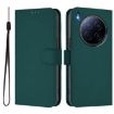 Tecno Camon 40 Premier Dark Green Leather Phone Case with Lanyard - 2