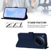 Tecno Camon 40 Premier Navy Blue Leather Phone Case with Lanyard - 3
