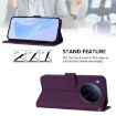 Tecno Camon 40 Premier Violet Leather Phone Case with Lanyard - 3