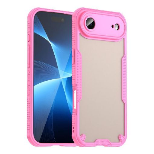iPhone 17 Air Armor Glaze Pink Hybrid TPU PC Phone Case - 1