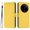 Xiaomi 14 Ultra 5G Lemon Yellow Leather Phone Case with Lanyard - 2