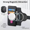 Realme 14 Case - Neo MagSafe RFID Anti-theft Retro Leather (Black) - 6